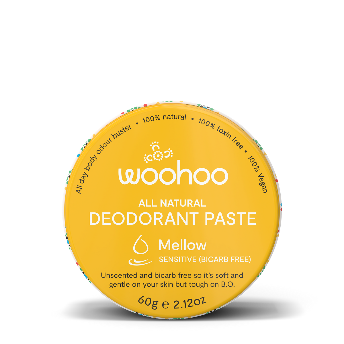 Woohoo All Natural Deodorant Paste (Mellow) 60g