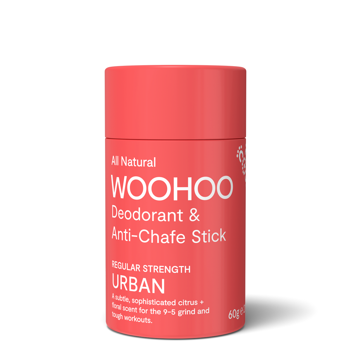 Woohoo Natural Deodorant &amp; Anti-Chafe Stick (Urban) 60g