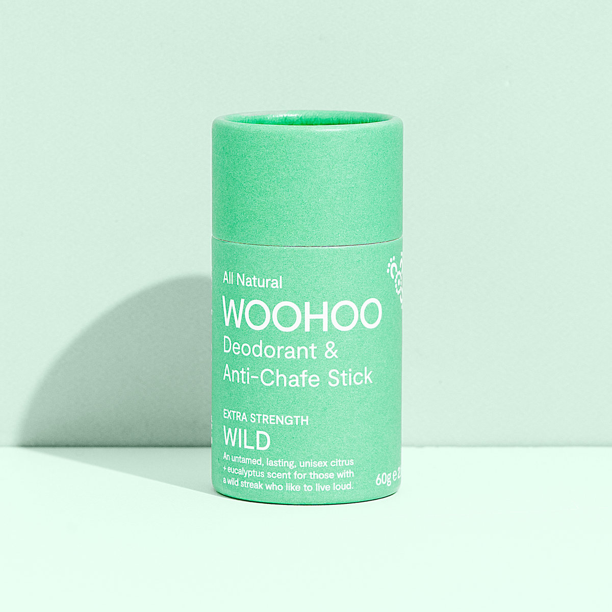 Woohoo Natural Deodorant &amp; Anti-Chafe Stick (Wild) 60g